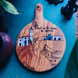 Tagliere "Credi in te stessa"